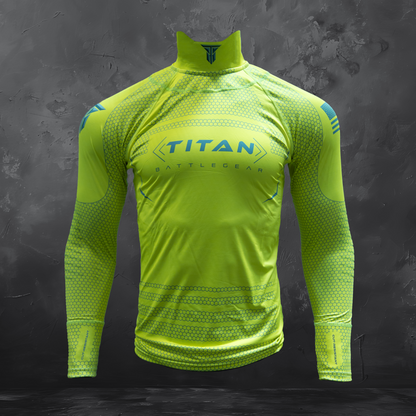 Yellow Titan Battlegear Hockey Shirt - Front View